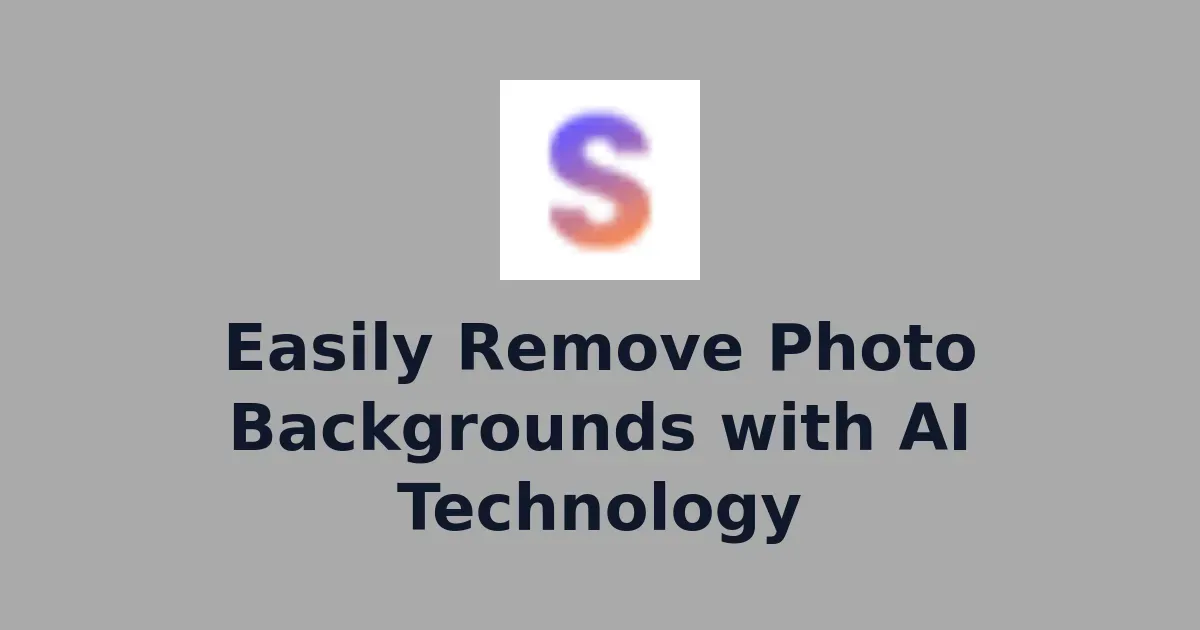 Easily Remove Photo Backgrounds with AI Technology