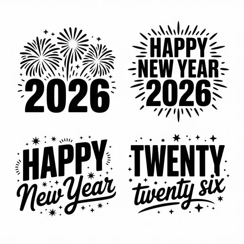 The start of 2026 photo edit template